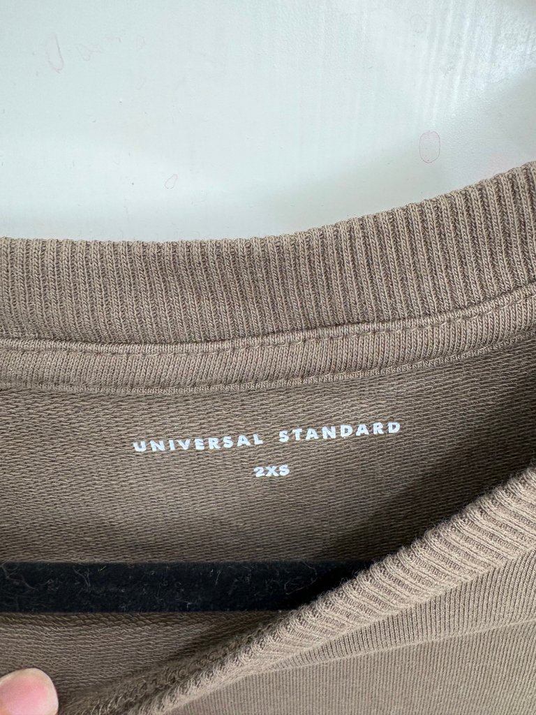 Sweatshirt Dress In Crocodile From Universal Standard, 2xs (Size 6/8), Euc — image 3 of 7